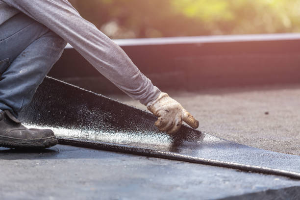 Professional Basement Waterproofing technician working in Lawrence Township, NJ